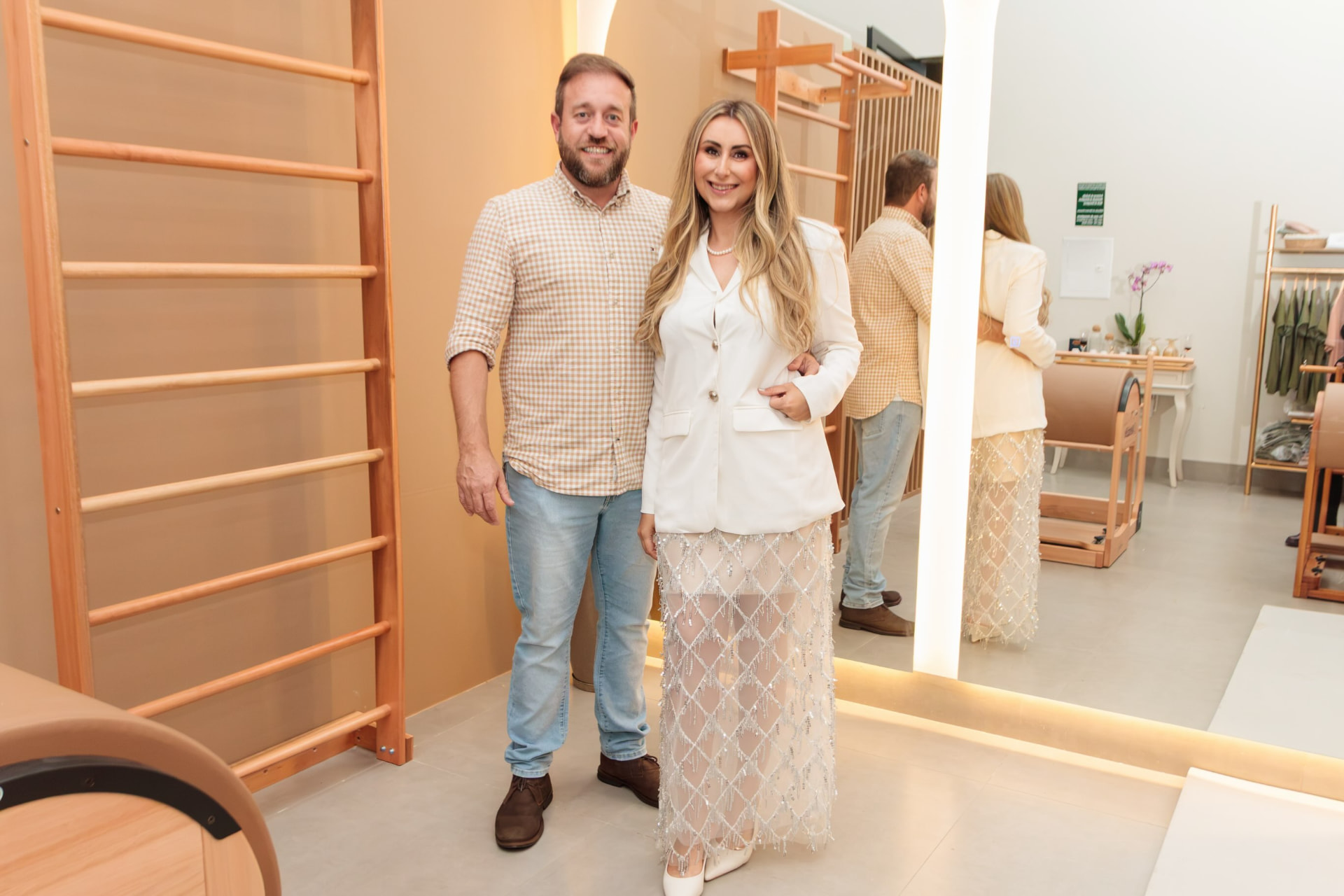 Momentos na inauguração
