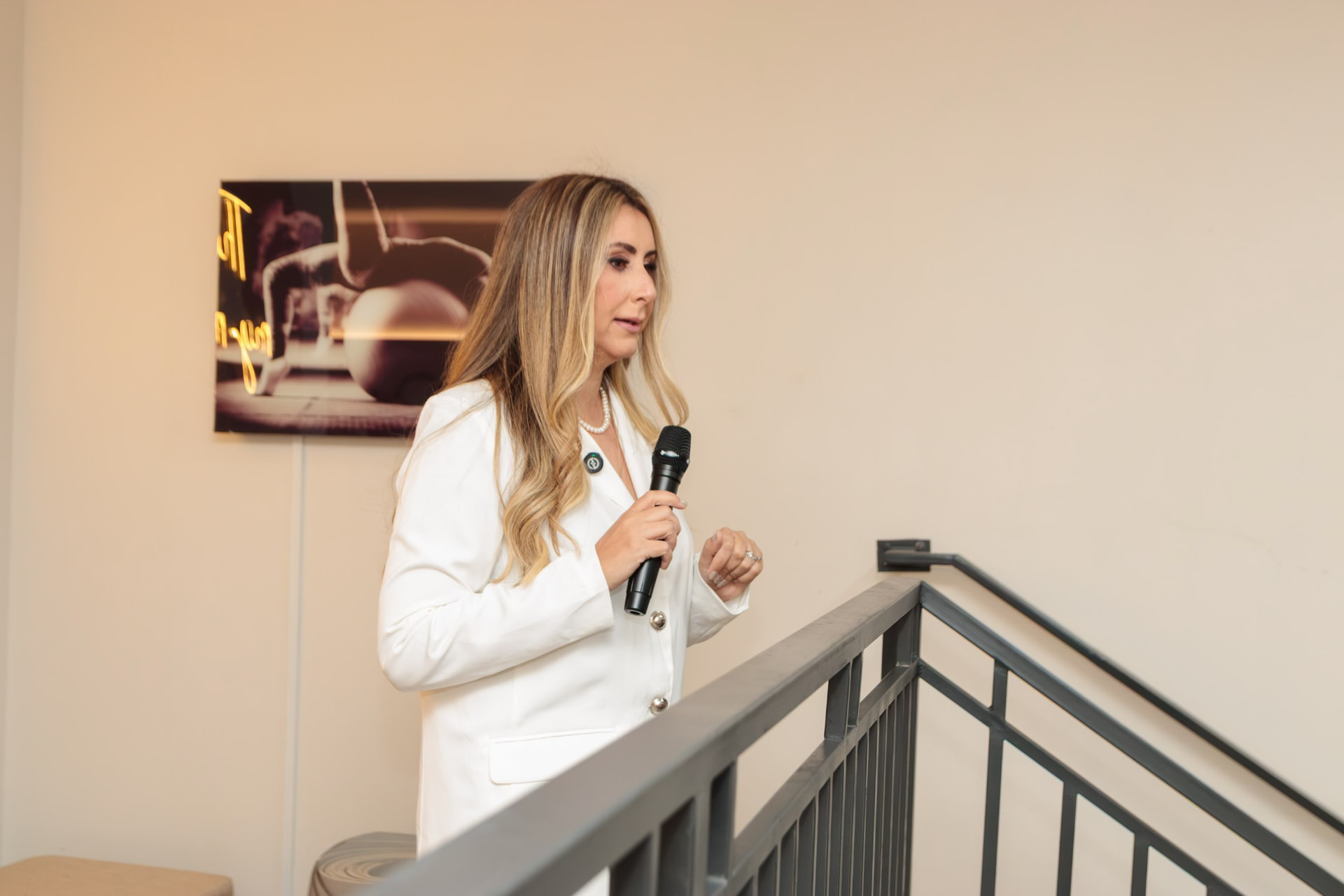 Daiany Peres na inauguração